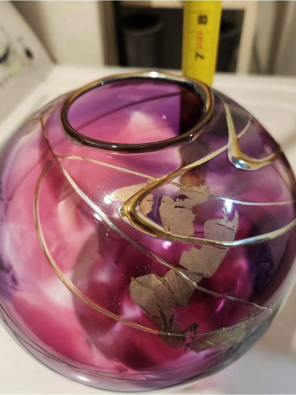 Vintage Signed Blown Glass